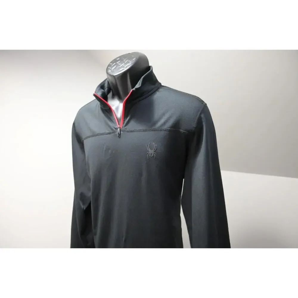 Spyder Fleece Athletic Jacket‎ 1/4 Zip Performance Long Sleeve Mens Size XL